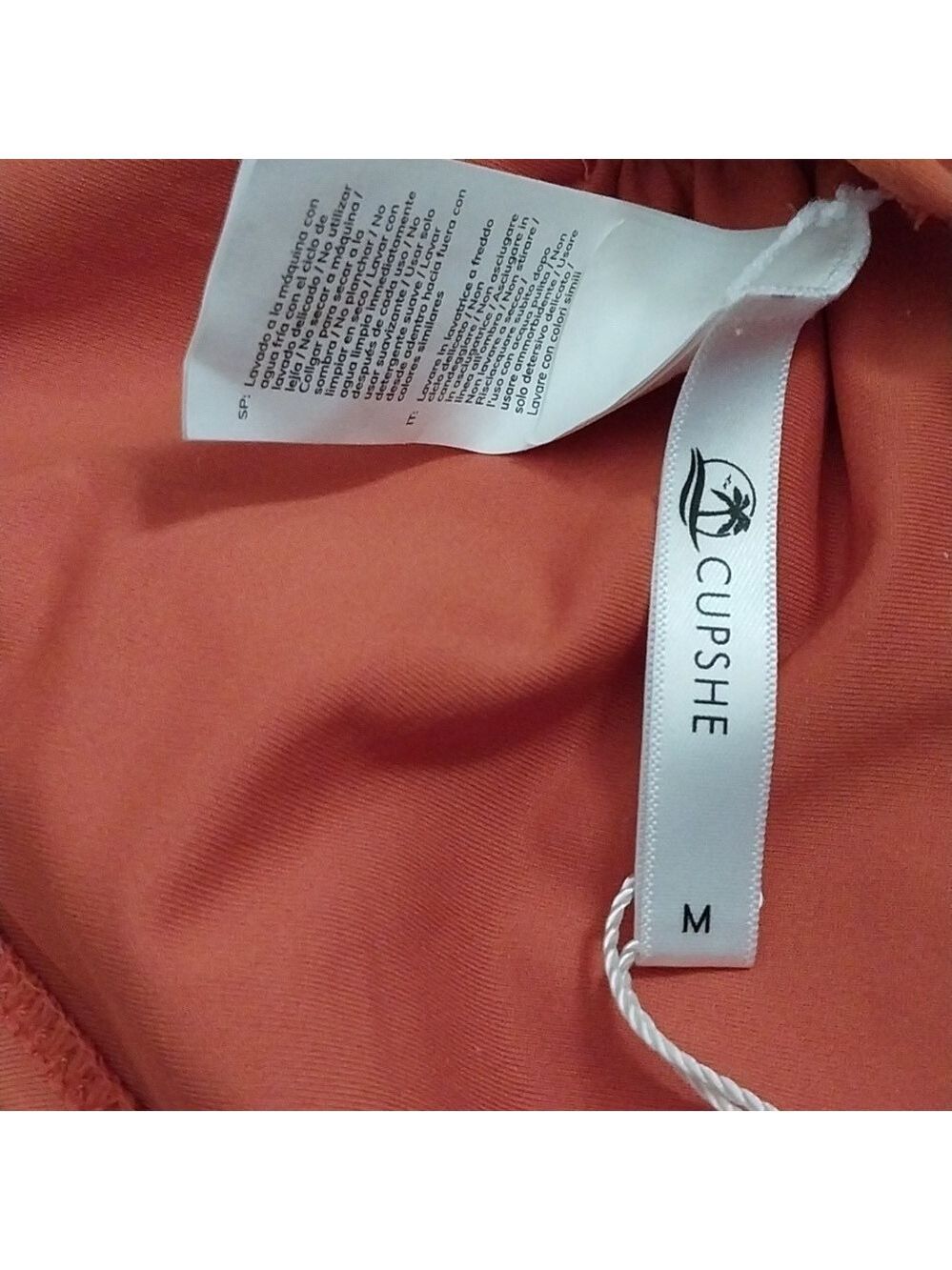 CUPSHE Women's Orange Bikini Bottom NWT Size M - Picture 6 of 12